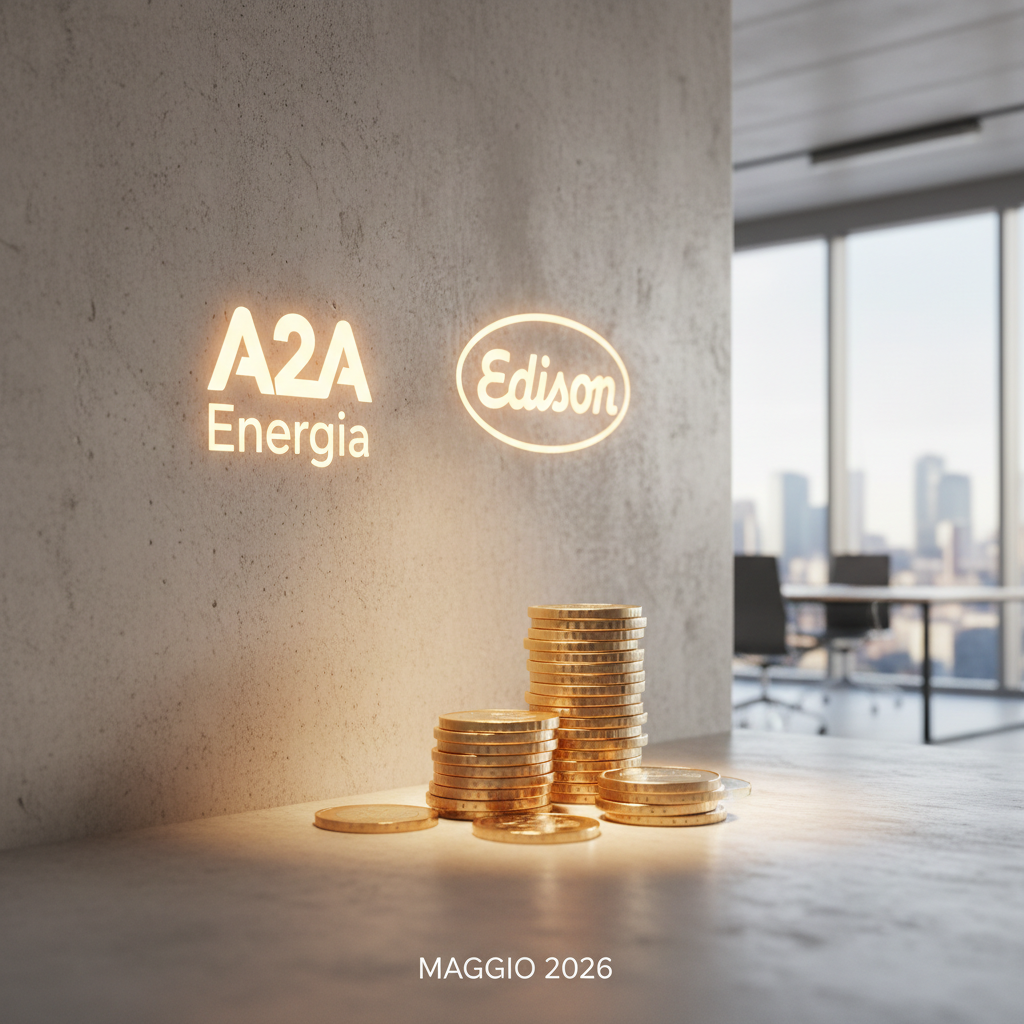 Confronto tra bollette di luce e gas A2A Energia e Edison