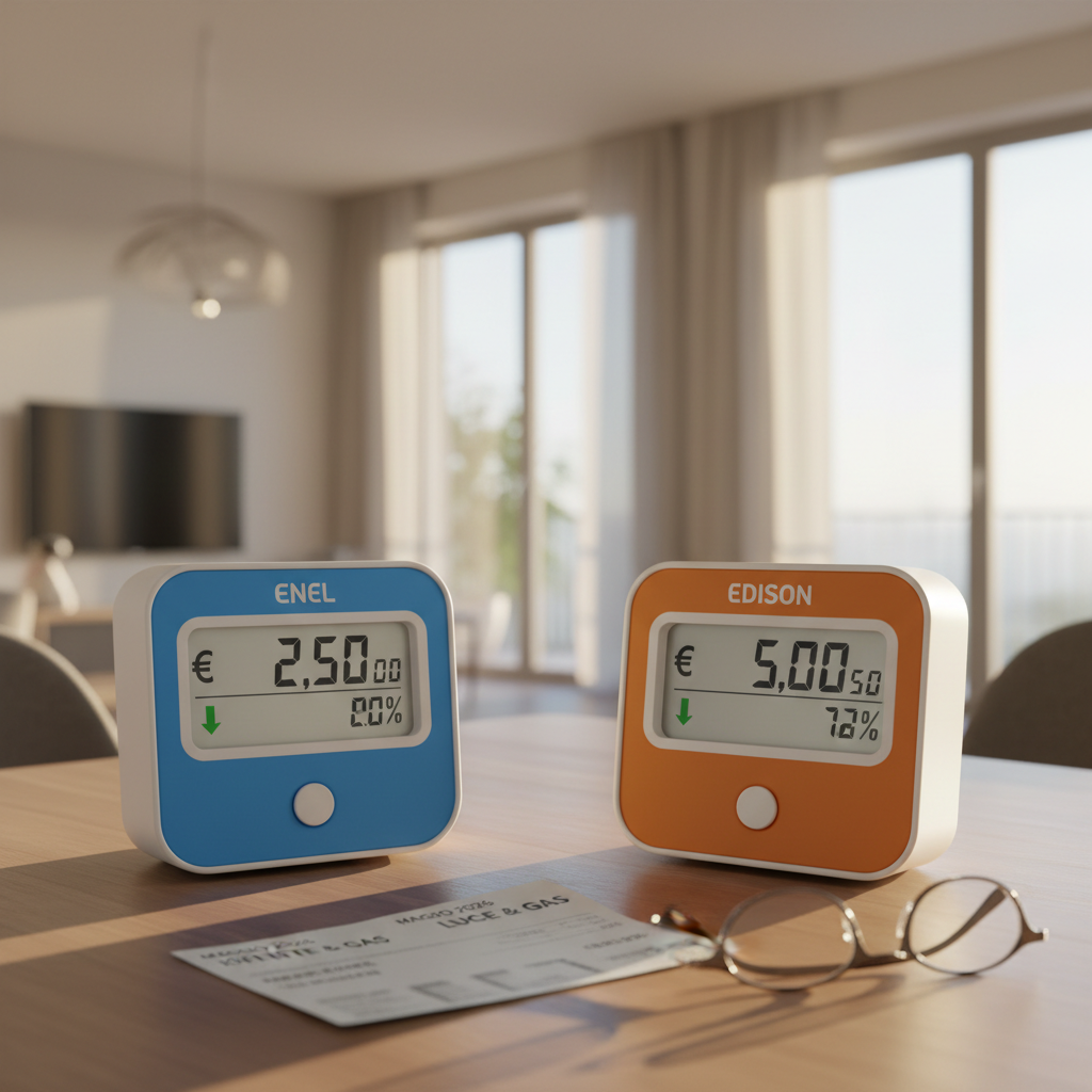 Comparazione delle offerte luce e gas Enel e Edison