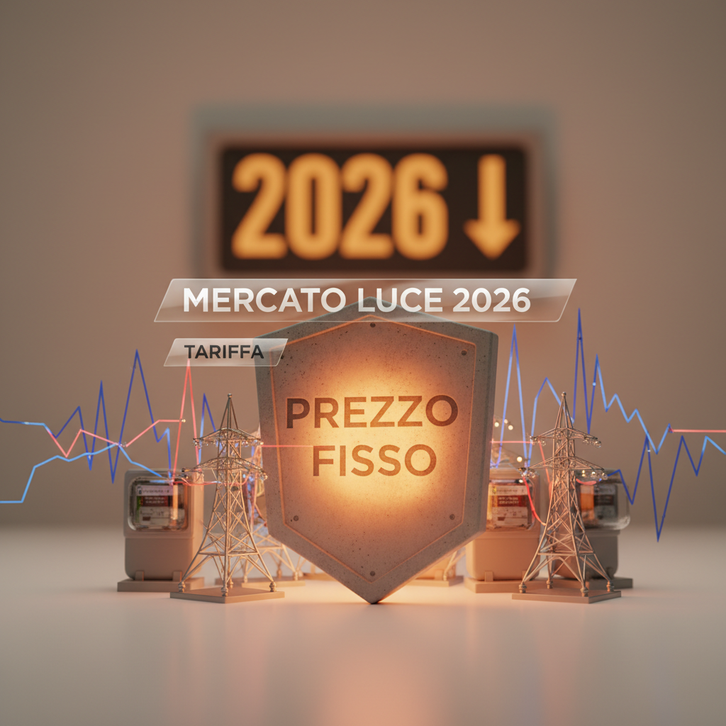 Illustrazione di una lampadina con grafici di risparmio